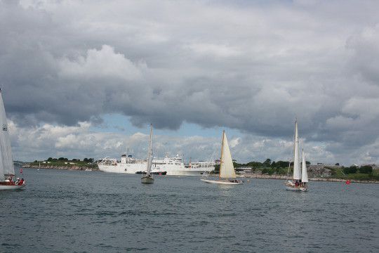 Passage du cablier sur Plymouth