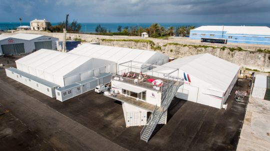 Base Groupama Team France aux Bermudes