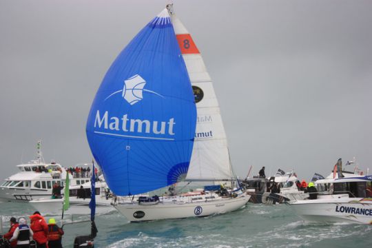 Arrivée VDH Golden Globe Race