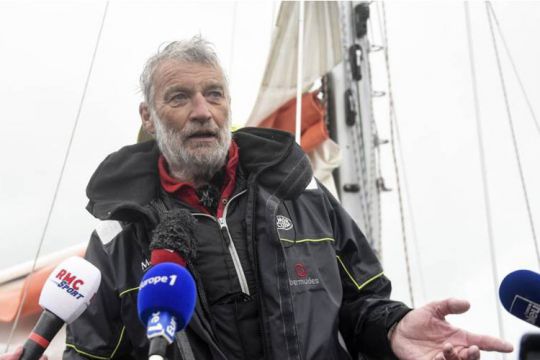 Arrivée VDH Golden Globe Race