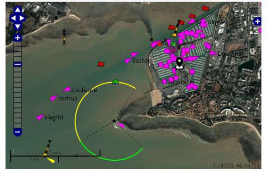 Cartographie OpenSeaMap dans les fiches de port
