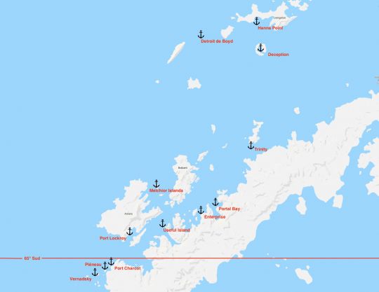 Découverte de l'Antarctique