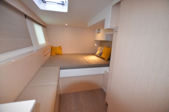 Une cabine arrière.