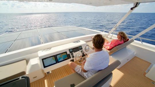 Le poste de pilotage sur le fly.