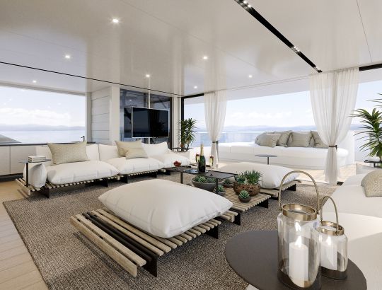 La veranda du Bridgedeck