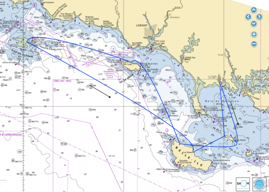 Une croisière de 150mn dans les îles de Bretagne Sud