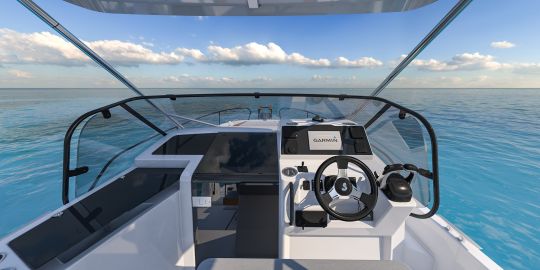 Le poste de pilotage du Flyer 9