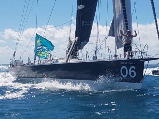 Alexia Barrier sur la Route du Rhum 2018