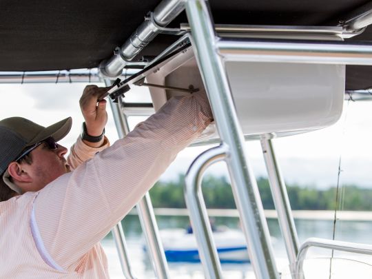 Equipet sous le T-Top