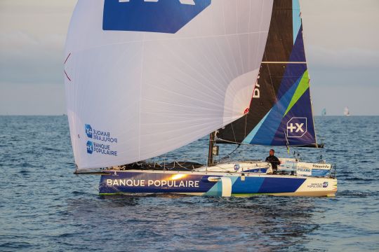 Armel le Cléac'h sur la 2e étape de la Solitaire du Figaro © Alexis Courcoux