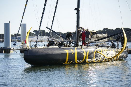 L'Imoca L'Occitane en Provence, skippé par Armel Tripon ©Anne Beaugé