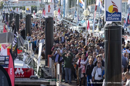 Les pontons du Vendée Globe 2016