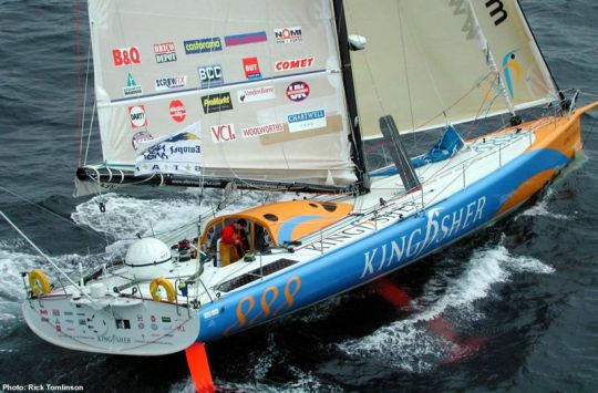 Ellen au départ du Vendée Globe 2000