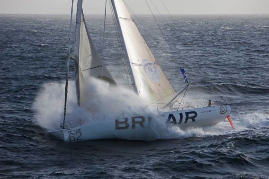 Armel Le Cléac'h sur Brit'air en 2007