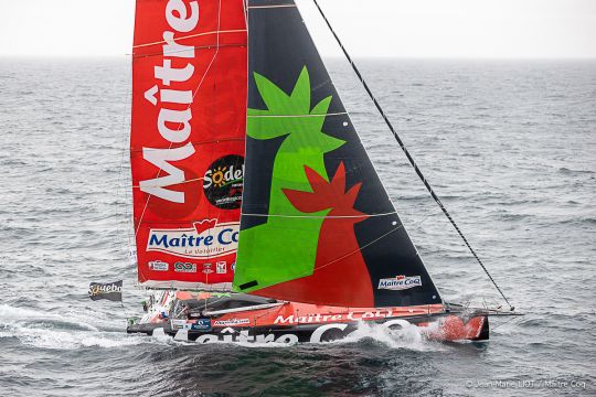 L'IMOCA Maître Coq © Jean-Marie Liot / Maître Coq