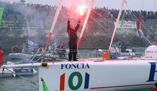 2e victoire de Michel Desjoyeaux sur le Vendée Globe