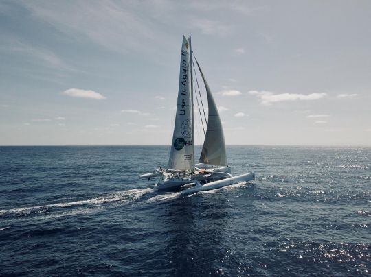  Trimaran Use it Again en navigation - © Audrey Dochler
