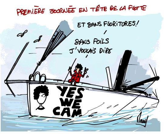 L'humour, une autre marque de fabrique Jean Le Cam