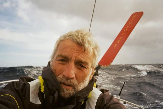 Jean-Luc van den Heede au cours de la Golden Globe Race