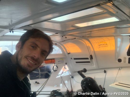 Charlie Dalin, leader de ce 9e Vendée Globe