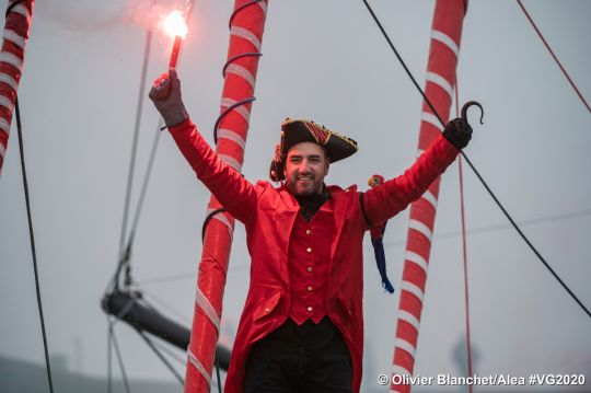 Damien Seguin, premier des bateaux à dérives