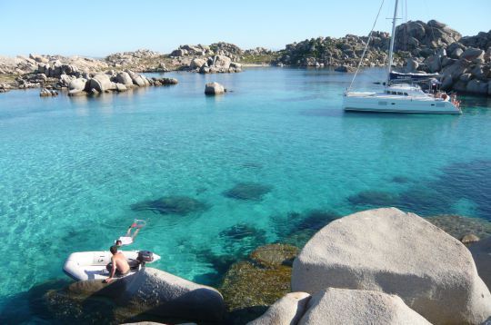 Mouillage en Corse