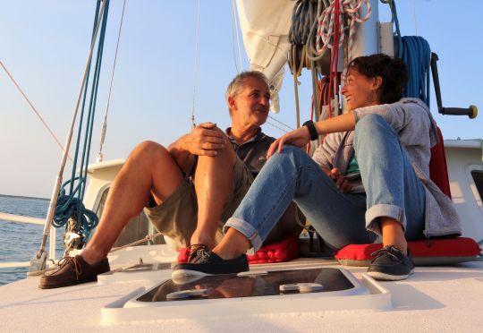 Christophe et Estelle sur le pont de Jade