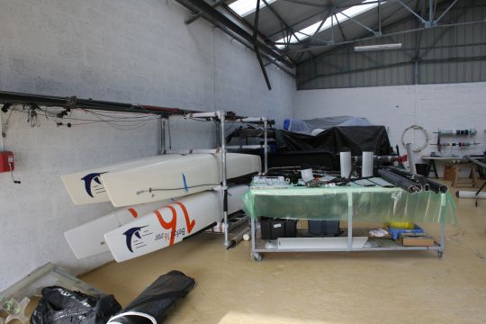 Un stockage facile du catamaran démonté