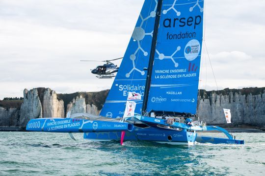 L'Ocean Fifty Solidaires en Peloton Aserp © Vincent Curutchet/Alea