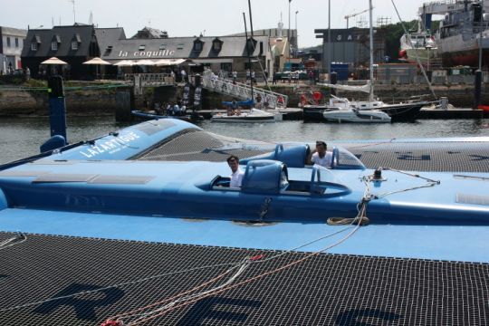 Postes de barre du trimaran SVR Lazartigue