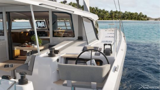 Poste de barre du Nautitech Open44