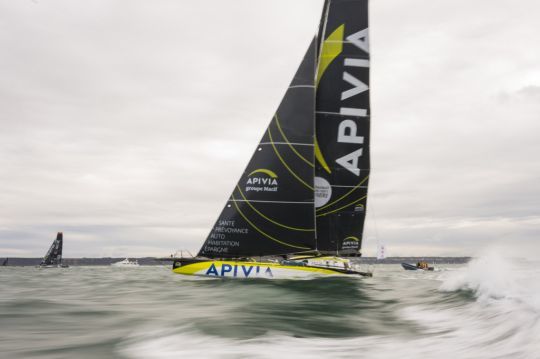 Charlie Dalin, vainqueur de la TJV 2019 en IMOCA sur Apivia