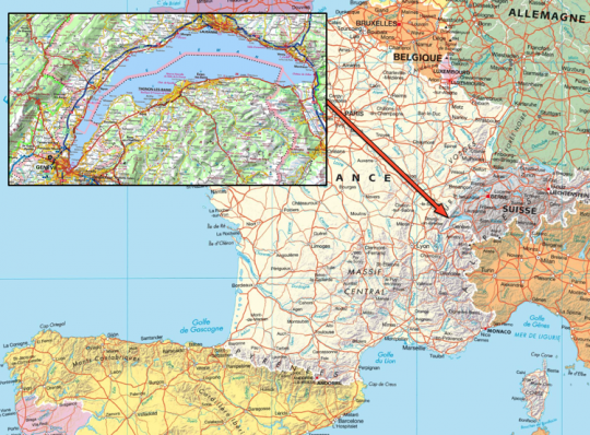 Le Lac Léman, plus grand lac alpin au monde