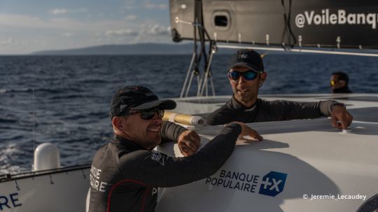 Kevin Escoffier et Armel le Cléac'h