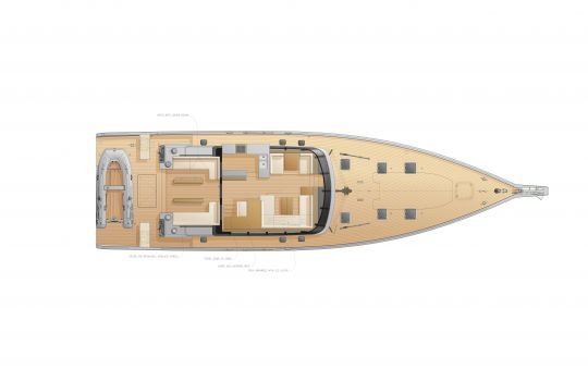 Plan de pont principal de l'Adventure 68