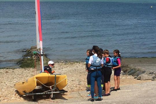 Briefingf devant le Funboat