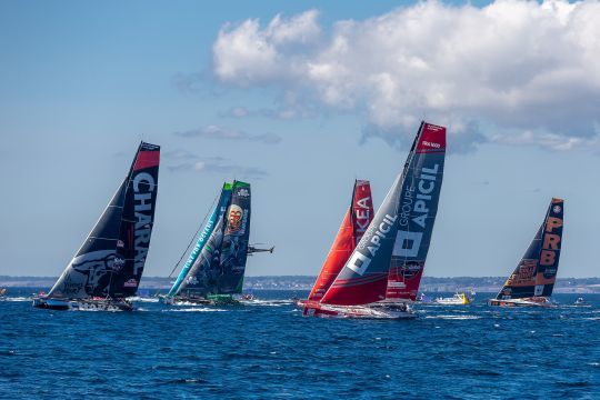 La flotte des IMOCA sur le Défi Azimut 2020 © Jean-Marie LIOT / Defi Azimut