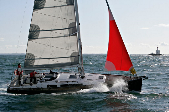 Stormbag gréé sur l'enrouleur