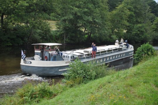 La péniche Patricia (Photo : La route de l'Ardoise)