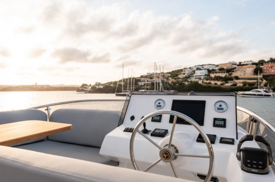 Le poste de pilotage en plein air