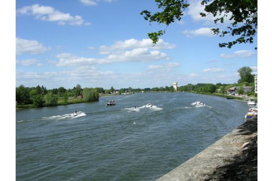 La zone de ski nautique 