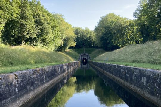 L'entrée du tunnel de Savoyeux en venant du Nord (Photo : FX Ricardou)