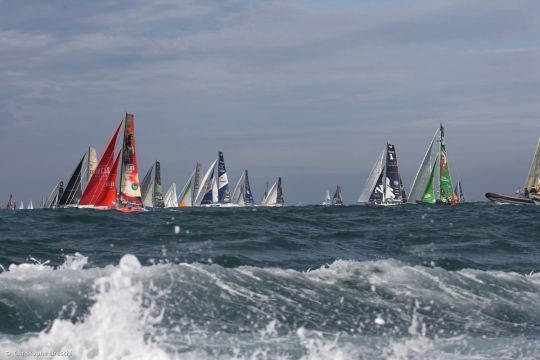 Départ de la Route Rhum 2018 © Christophe Breschi