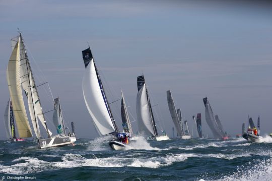 Départ de la Route du Rhum © Christophe Breschi