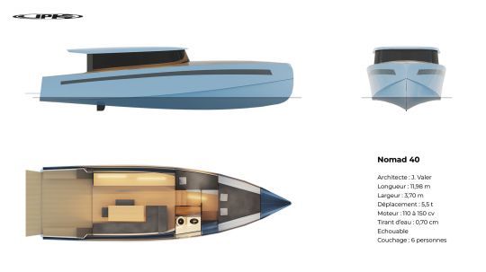 Caractéristiques techniques du JPK Nomad 40