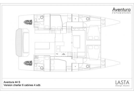 Jusqu'Ã 6 cabines dans l'Aventura 44-S