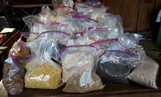 Des produits secs faciles à stocker dans le voilier