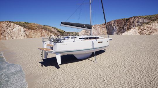 Echouage volontaire sur un banc de sable pour le Sun Odyssey 380