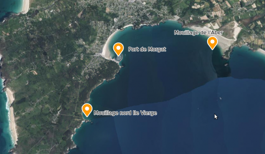 Le port de Morgat et ses environs