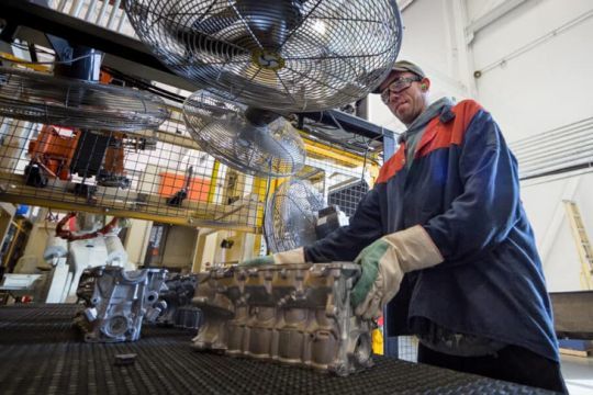 Les moteurs sont faits à partir d'aluminium recyclé
